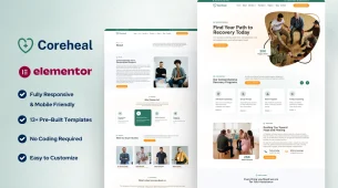 1. Coreheal Elementor Template Kit