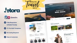 1. Jetora Elementor Template Kit