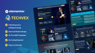 Techvex Elementor Template Kit (1)