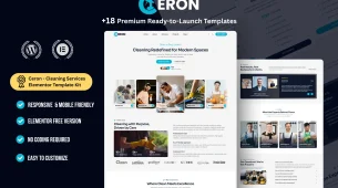 Ceron - Best home services WordPress Elementor Template Kit